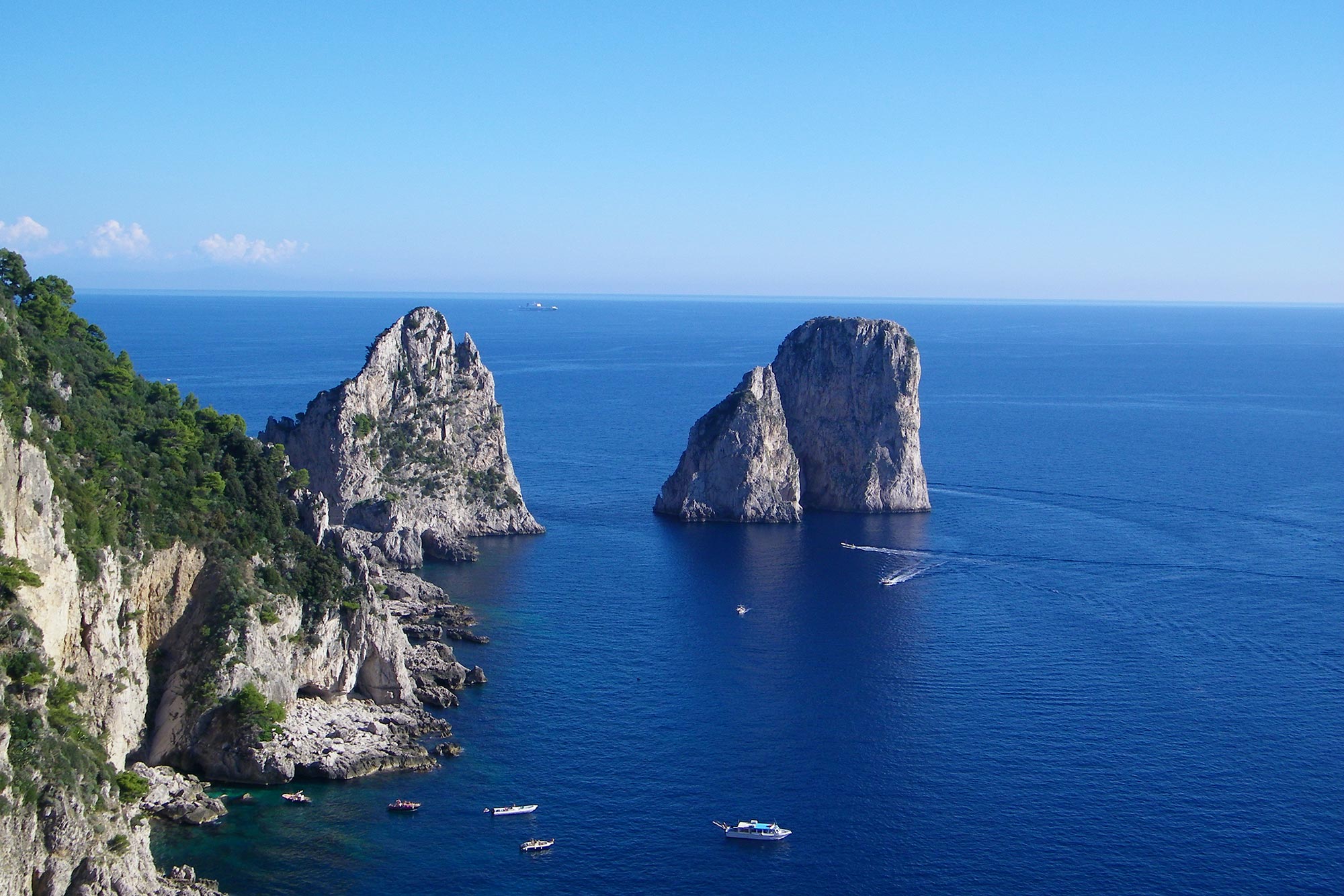 Giro dell'isola di Capri in Barca